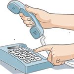 Velká tlačítka telefon